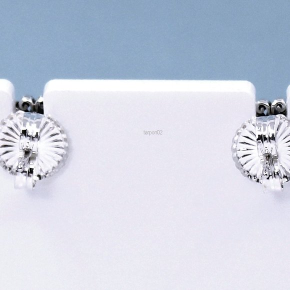 John Hardy JAI Butterfly Stud Ear Stud Sterling Silver Earrings 1/2\